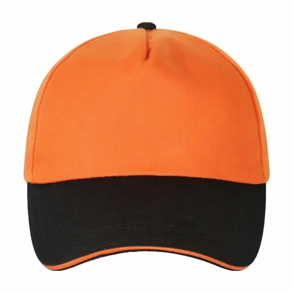 5 Panel Structured Cap with hook-and-loop Closure