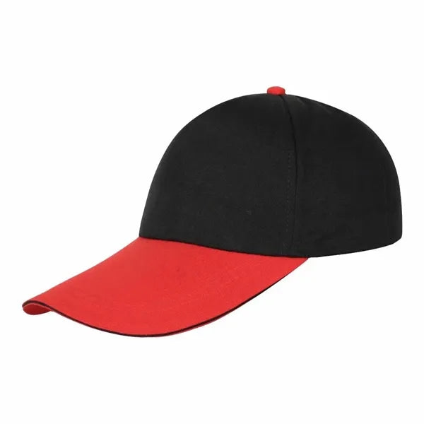 5 Panel Structured Cap with hook-and-loop Closure