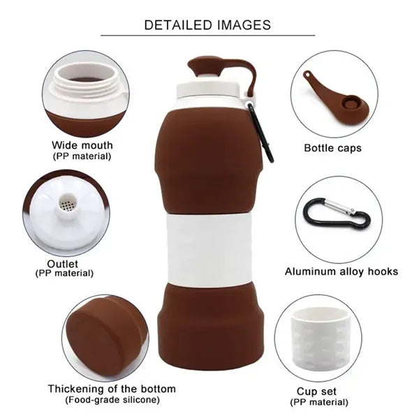 20 OZ Collapsible Water Bottles