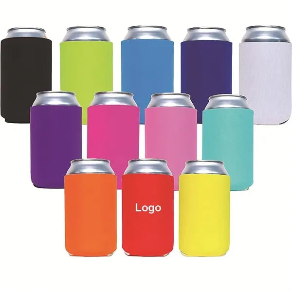 Neoprene Beer Can Cooler 12 oz. Collapsible Foam Sleeve