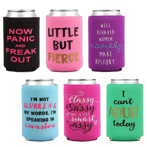 12oz Neoprene Collapsible Can Cooler Holder