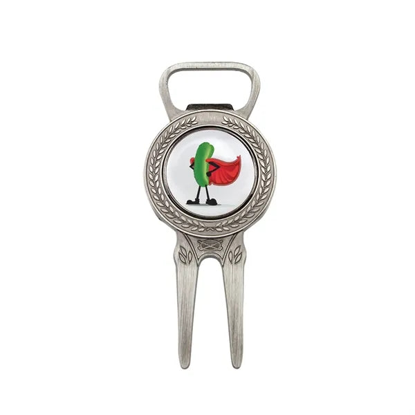 Golf Divot Tool with Bottle Opener