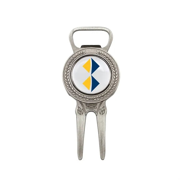 Golf Divot Tool with Bottle Opener