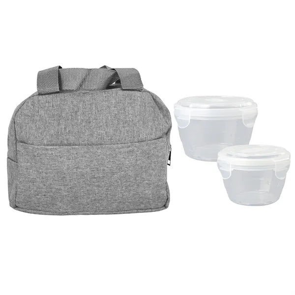 Nested Heathered Lunch Cooler