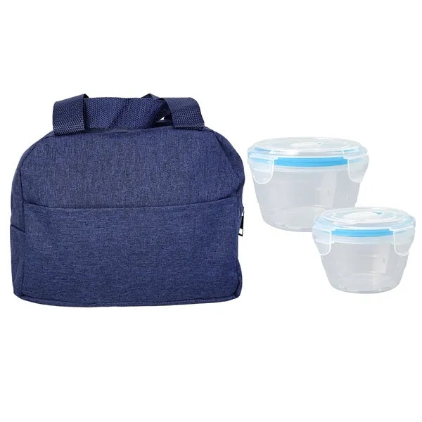 Nested Heathered Lunch Cooler