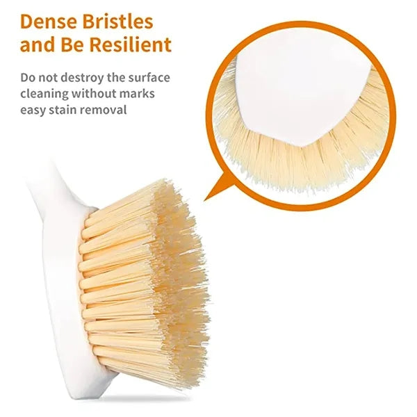 Dish Brushes With Bamboo Handle