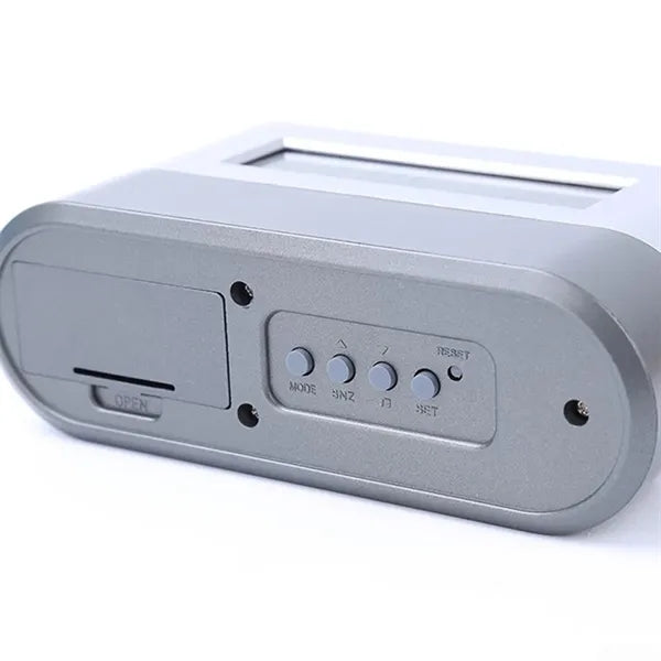 Multifunctional Pen Holder With Alarm Clock And Calendar