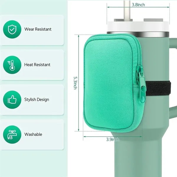 Neoprene Pouch Bag For 40Oz Water Bottle Tumbler