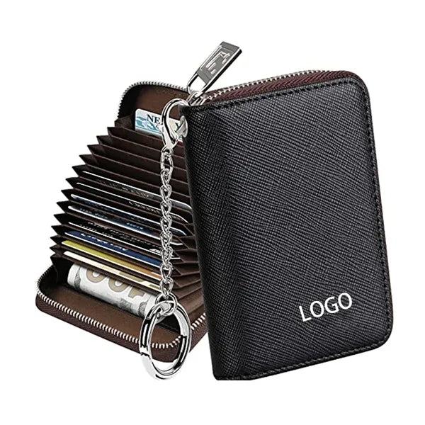 Multi-slot Leather Card Holder