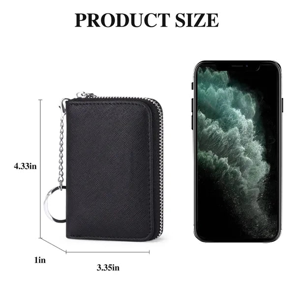 Multi-slot Leather Card Holder