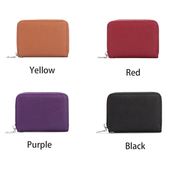 Multi-slot Leather Card Holder