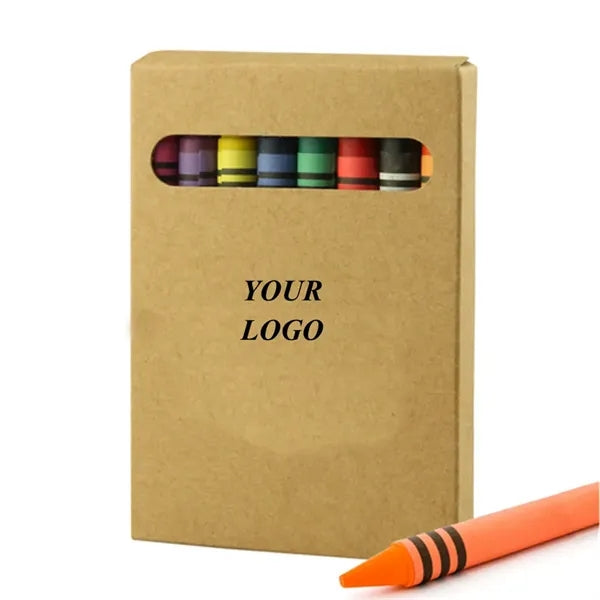 8-Color Crayons & Glue Stick & Highlighter