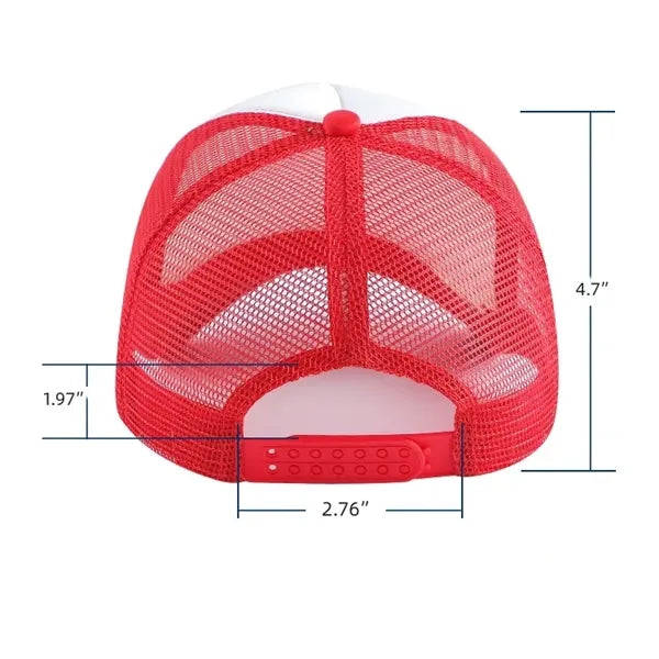 Two-Tone Mesh Trucker Baseball Cap with Custom Logo
