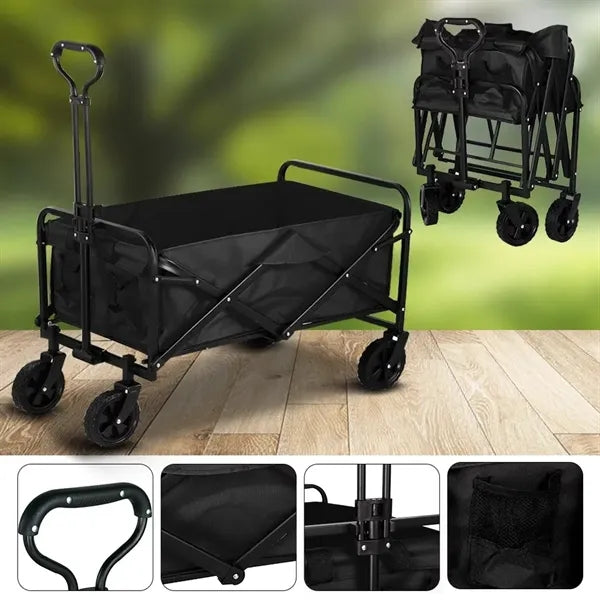 Compact Outdoor Folding Utility Wagon