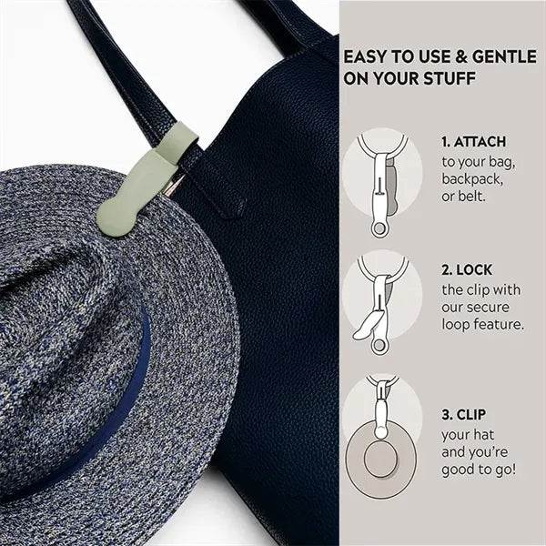 Portable Magnetic Hat Clip for Sunglasses & Hats.