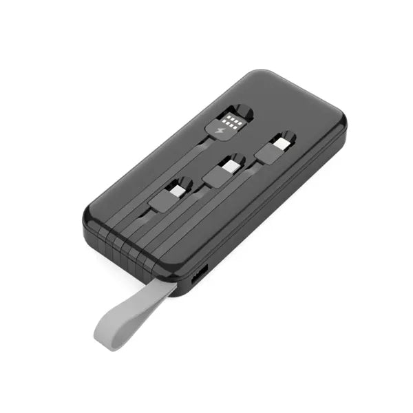 4-in-1 Power Bank with LED Light -10000 mAh