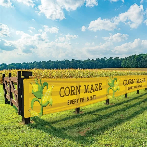 4' x 24' Premium Polyester Mesh Banner