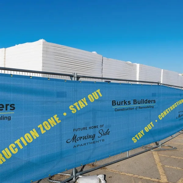 6' x 12' Premium Polyester Mesh Banner