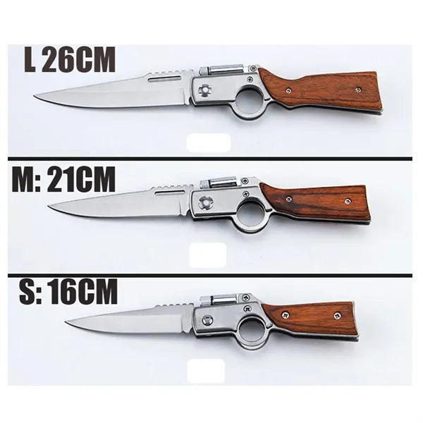 Folding Knife Flashlight in ak 47