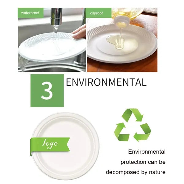 Disposable Biodegradable Plates