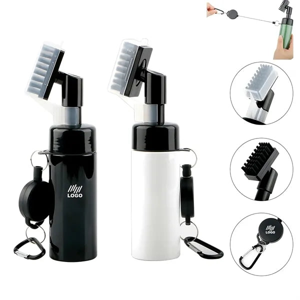 Water Spray Golf Club Cleaner Brush