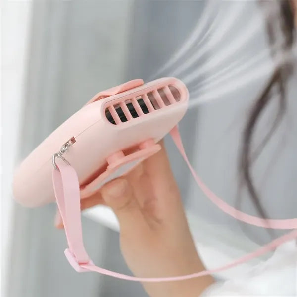 Mini Waist Fan with 2000mAh Power Bank