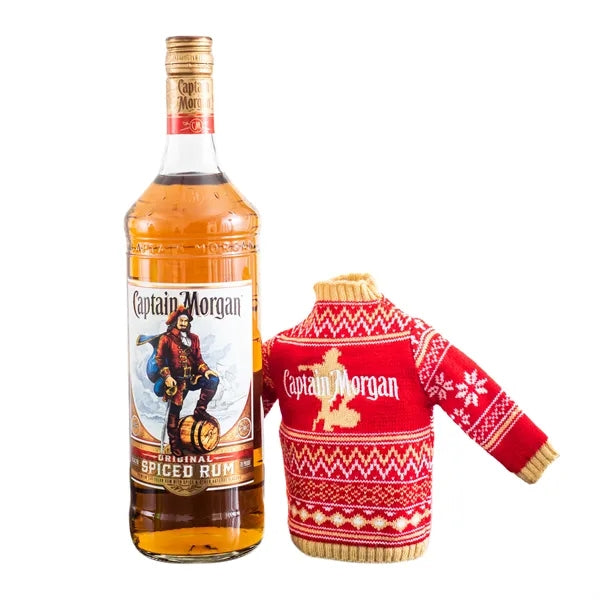 Full Knit Wine Bottle & Can Christmas Sweater