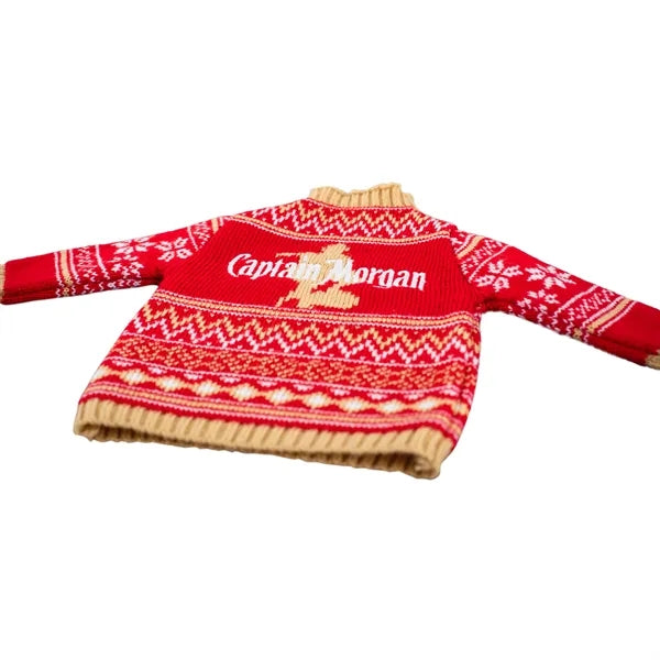Full Knit Wine Bottle & Can Christmas Sweater