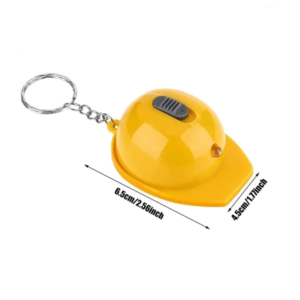 Construction Hat Key chain with Bottle Opener