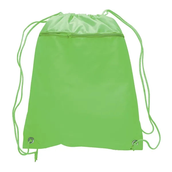 Polyester Drawstring Backpack 15" x 18-3/4"