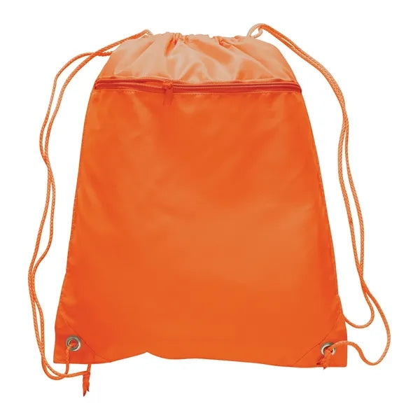 Polyester Drawstring Backpack 15" x 18-3/4"