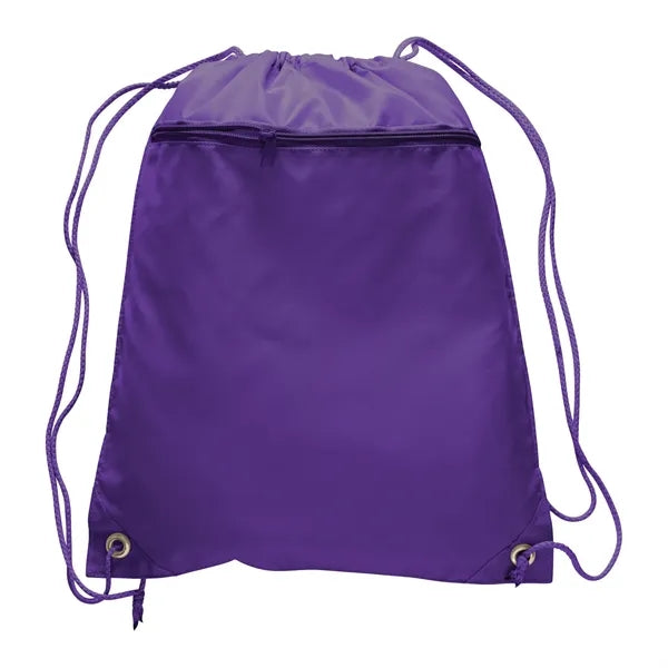 Polyester Drawstring Backpack 15" x 18-3/4"