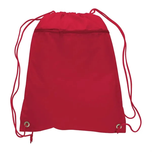 Polyester Drawstring Backpack 15" x 18-3/4"