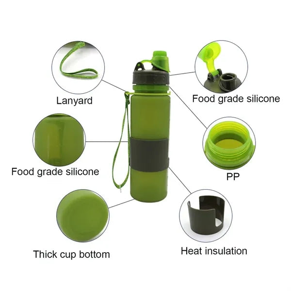 Outdoor Silicone Foldable Water Cup