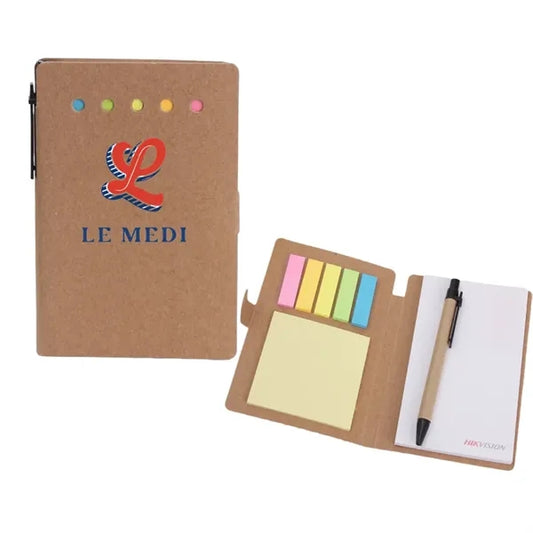 Adhesive Notepad with Ballpoint Pen Set