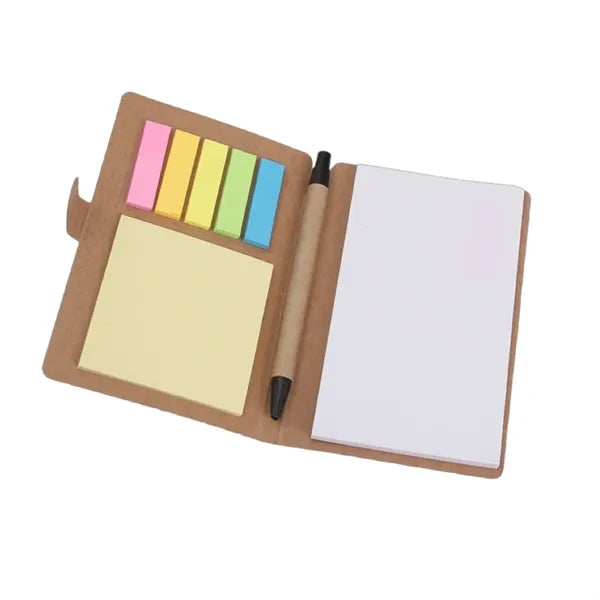 Adhesive Notepad with Ballpoint Pen Set