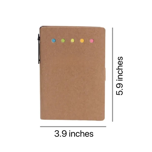Adhesive Notepad with Ballpoint Pen Set