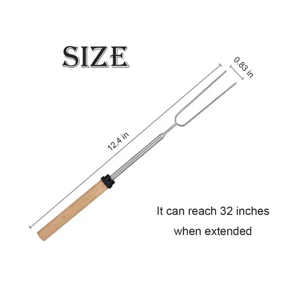 Outdoor BBQ Stainless Steel Grill Fork
