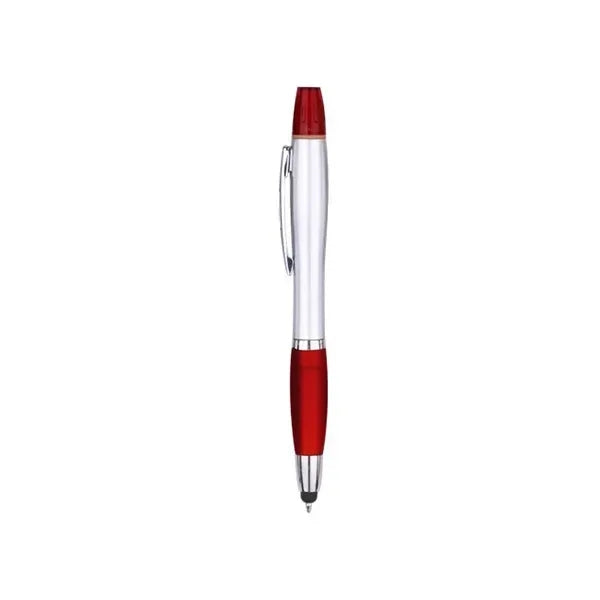 3 in 1 Stylus Ballpoint Pen Highlighter
