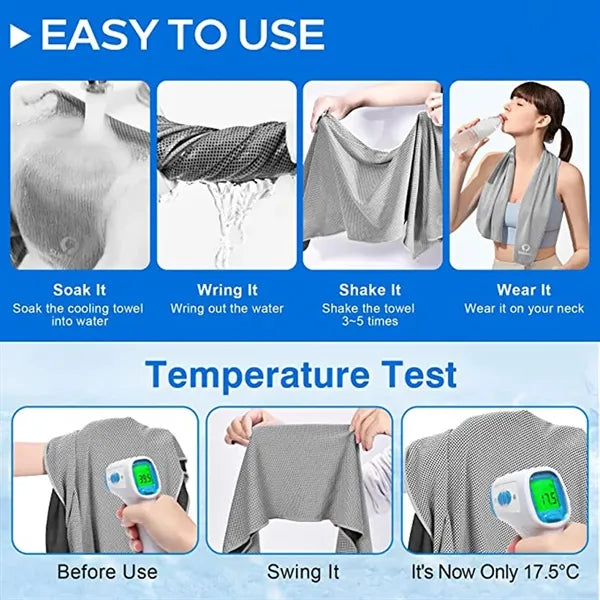 Soft Breathable Chilly Towel for Activities