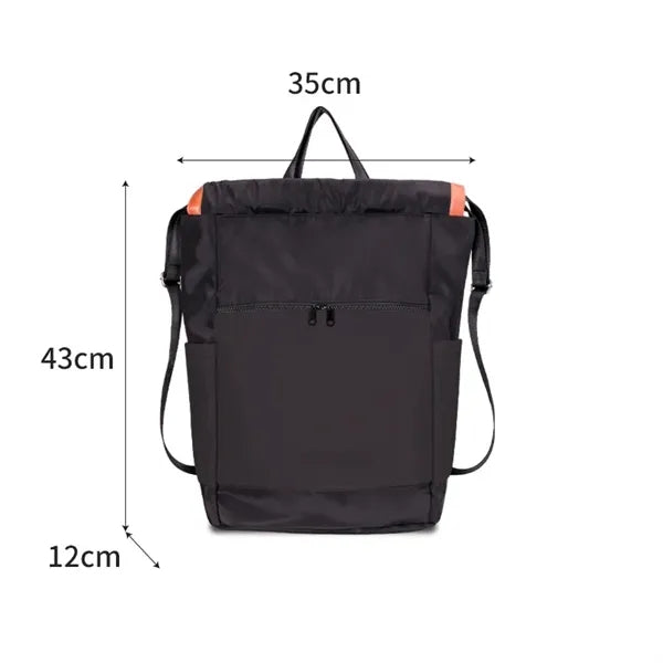 Large Capacity Two-Tones Sport Drawstring Backpack