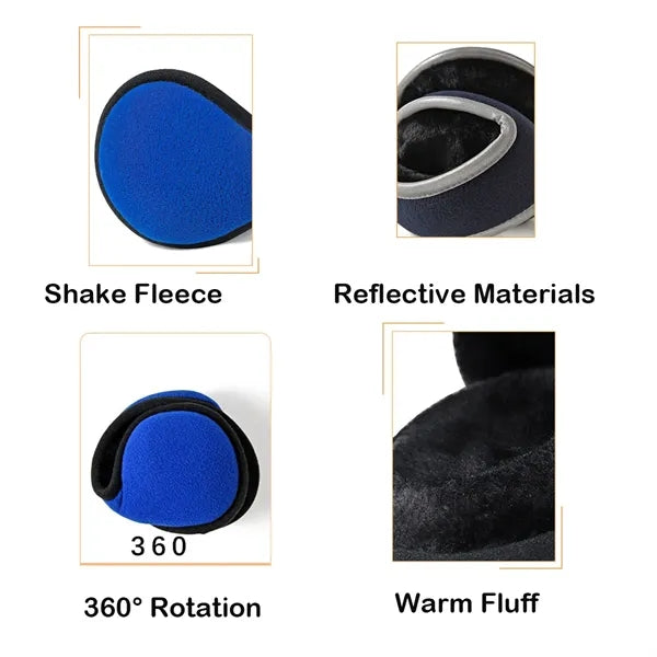 Warm Winter Rear Wearable Folding Earmuffs