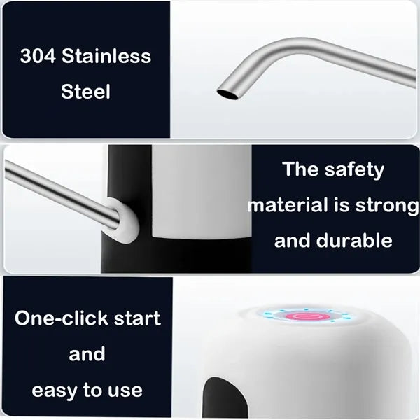USB Charging Water Bottle Pump