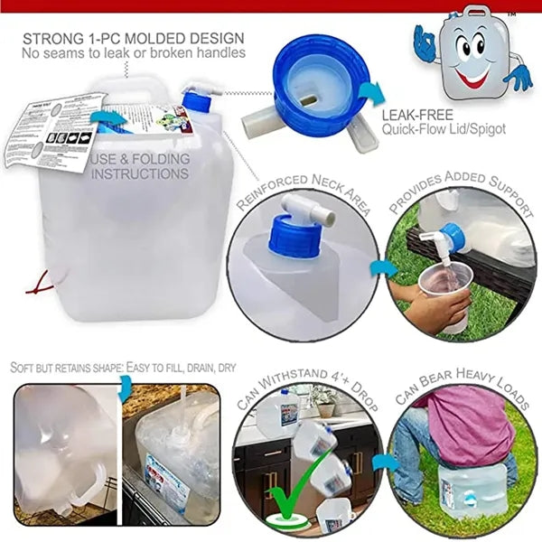 Camping Water Storage Carrier Jug