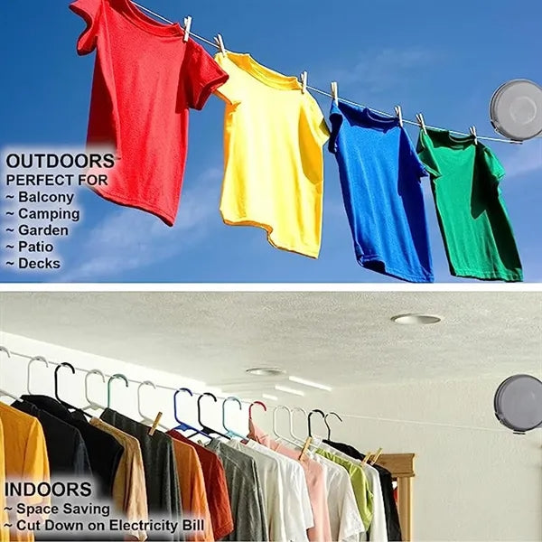 Retractable Clothesline Indoor and Outdoor