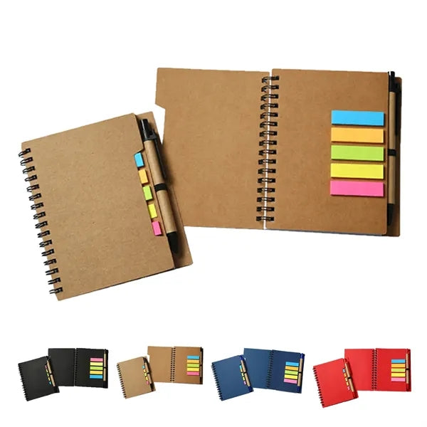 Everywhere Recycle White Notebook w/Pen