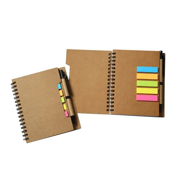 Everywhere Recycle White Notebook w/Pen