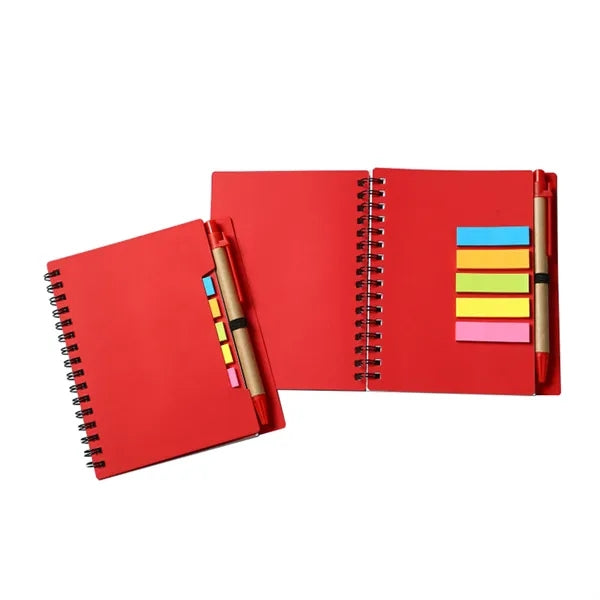 Everywhere Recycle White Notebook w/Pen