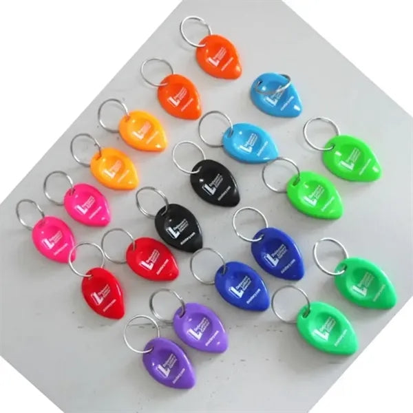Tear Drop Shape Lottery Scratcher Key Chain