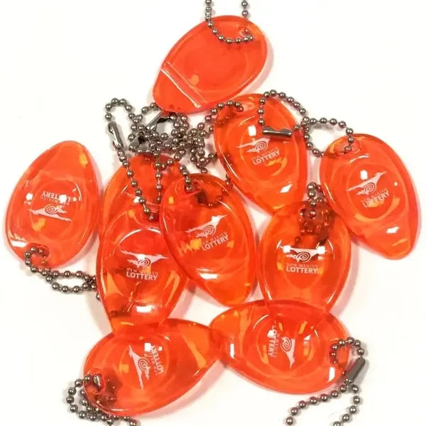 Tear Drop Shape Lottery Scratcher Key Chain